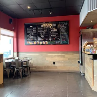 Menu on the Wall