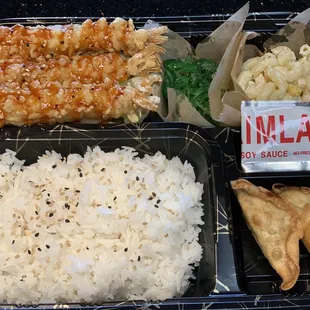 Ebi tempura bento