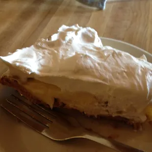 Banna Cream Pie slice