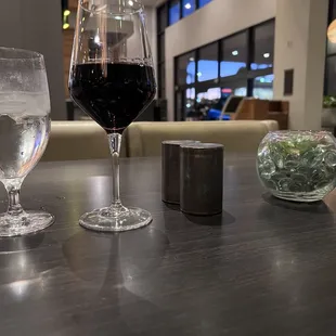 Table for 1 and a glass of pinot please
