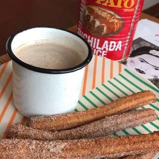 Mexico City Style Churros with Hot Chocolate