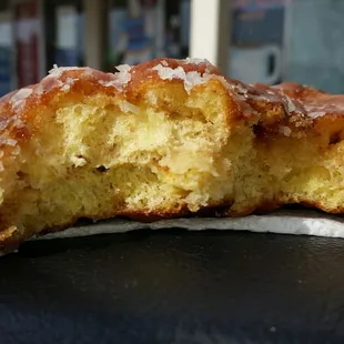 Peach fritter!