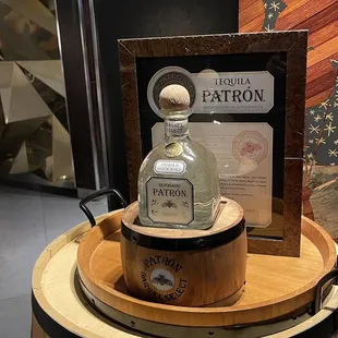 Special edition Patron tequila made with honey from their rooftop beehive!