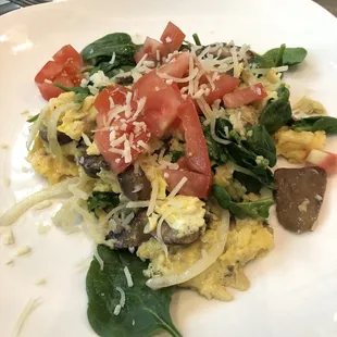 Brown Butter Mushroom Scramble