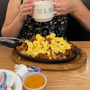 Santa Fe skillet with great salsa 11/10