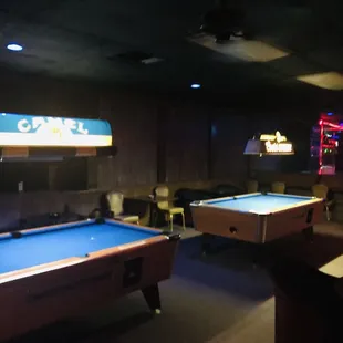 Our pool tables are in excellent shape!