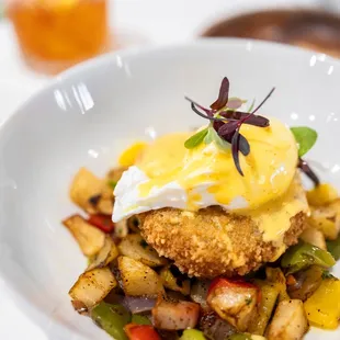 2024 Mother's Day Brunch Menu: Crab Cake Benetto ($26)