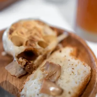 Roasted Garlic and gluten-free bread