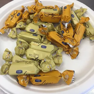 Free chocolate! Yes please...