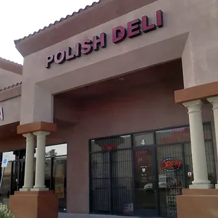 The front of the Polish Deli.