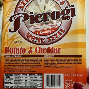 Bought at Polish Market in Troy. $5.99.  They were cooked special and tasted delicious with butter and onions. 2/28/22