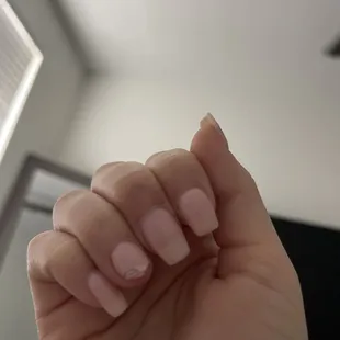 I want to add that my nail broke 6 hours after getting them done.