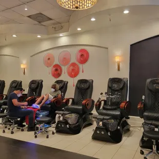 Pedicure area
