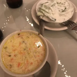 Sweet Cucumber in Sour Cream Salad