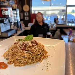 food, pasta dish, pasta