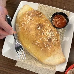 Gigantic Stromboli lunch special