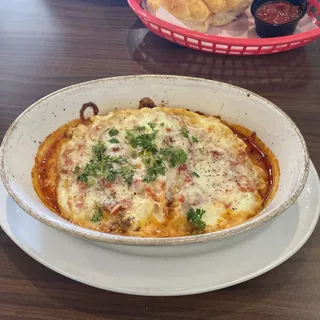 Lasagna and Small Dinner Salad and Drink Lunch Special