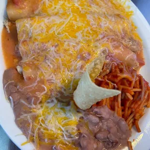 chicken enchiladas