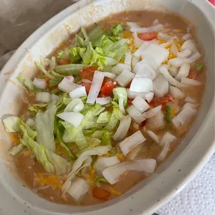 slopper minus bread, plus tomato and onion