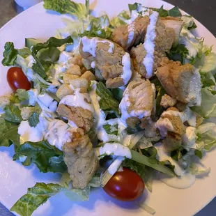 1/2 Crispy Chicken Salad