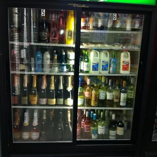 Chilled champaign n wine