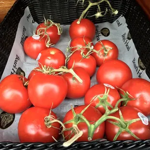 tomatoes in baskets