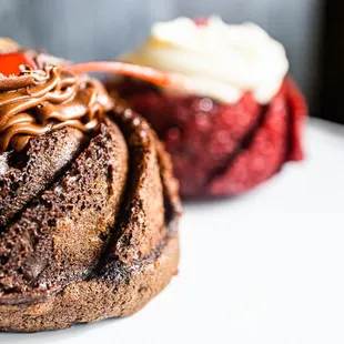 German Chocolate Mini Bundt Cake
