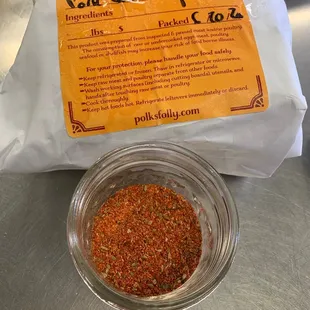 Pork chops and local HOT rub!