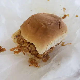 Pulled pork snacker