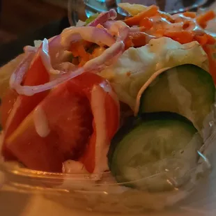 Side Salad - look how big!