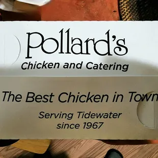Fried chicken... in a box.