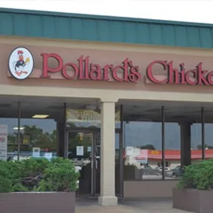 the front of the restaurant