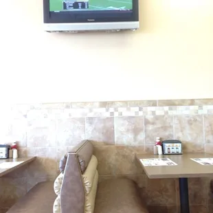 Polly likes sports on the big screen