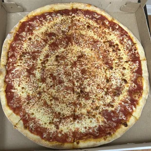 20&quot; Plain cheese pizza