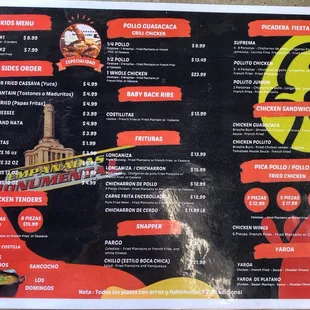 Menu Back