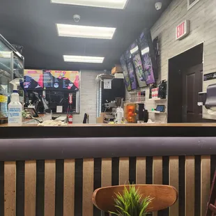 sushi and sashimi, interior