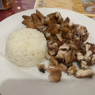 Kids Chicken Plate w fries and rice