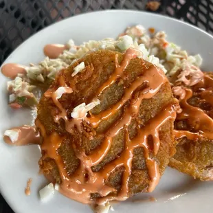 Fried green tomatoes