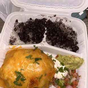 This is the Jason burrito. It's soooo good!! And the beans are seasoned to perfection!