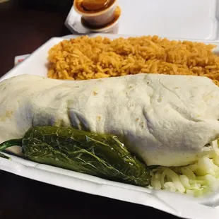 We got the hot salsa with ours &amp; it was so freakin HOT OMG !!! LOL