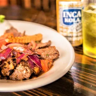 LOMO SALTADO one of Peru&apos;s most popular dishes.