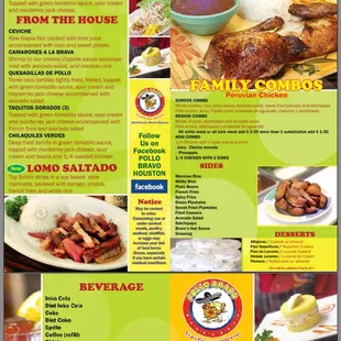 Screen shot of their menu, downloaded from their website!