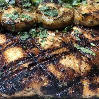 Salmon and Shrimp Combo