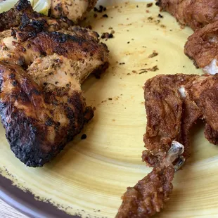 Amazing fried chicken, the grilled variety were dried out and cool, they weren&apos;t fresh