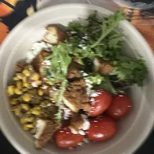 lol blurry picture of Campero Bowl