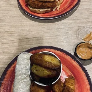 Campero Chicken Sandwich Meal &amp; chicken Campero Nuggets Meal (100% White Meat)