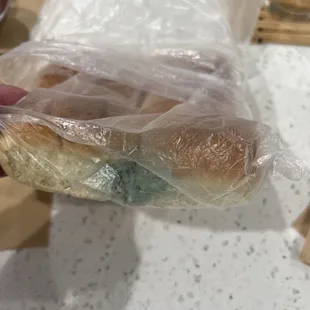 Just went first time and bread was moldy , not good way to earn my business