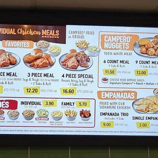 Pollo Campero: Menu April 2024