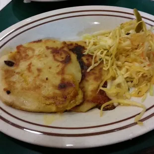 a plate of food on a table