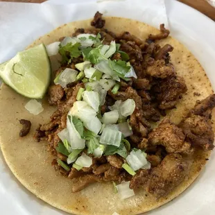 Al pastor taco